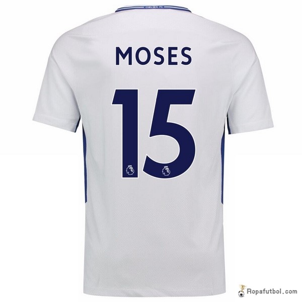 Camiseta Chelsea Replica Segunda Ropa Moses 2017/18